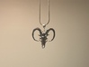 Goat Skull Pendant 3d printed 