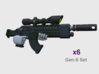 G:6 Set: HP2 Sniper Rifles 3d printed 