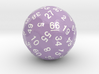 d66 Sphere Dice "Clickety-Click-Clack" 3d printed 