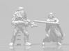 Vader and Palpatine set 1/72 miniature models game 3d printed 