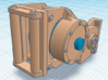 1/50th Logging Bulldozer cable 4 roller winch 3d printed 