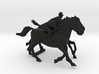 O Scale Jockey and Horses 1 3d printed This is a render not a picture