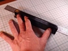 Ruler Guard 3d printed Protects your hand against accidents with a razor blade and provides a firm hold onto the ruler