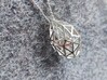Geometric pendant 'Rough Diamond' (small) 3d printed 