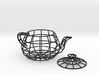 Wireframe teapot 3d printed 