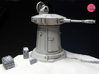 SNOW TURRET 1/72 W SOLDIER  3d printed Product painted. Boxes and base not included.