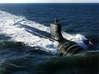 Nameplate USS Seawolf SSN-21 (10 cm) 3d printed Seawolf-class nuclear-powered attack submarine USS Seawolf SSN-21.