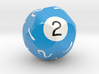 d2 Pool Ball Dice (1-2 eight times) 3d printed 