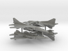 1:400 Scale MiG-27K Flogger (Loaded, Gear Up) 3d printed 