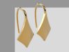 Kite earrings 3d printed 