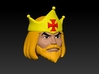 King He-man Head Classics/Origins 3d printed 