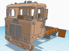 1/50th Glass for White daycab Cabover 3d printed 