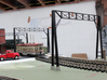 O-scale 1/48 Northern Ohio Traction catenary brace 3d printed example parts assembled & painted