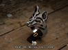 The Wolf Ring 3d printed Antique Silver
