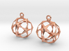 Stellated Dodecahedron Earrings 3d printed 