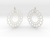 Rings Earrings 3d printed 