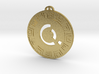 Woodcote Lane, Hampshire Crop Circle Pendant 3d printed 