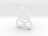 2 Hearts 1 Ring Pendant B 3d printed 