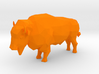 Low-Poly Bison 3d printed 