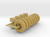 1/64th wheels and tires for Fruehauf M15 tlr 3d printed 