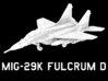 MiG-29K Fulcrum D (Loaded) 3d printed 