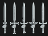 Power Swords (x5 or x10)  3d printed 