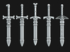 Sheathed Swords (x5 or x10) 3d printed 