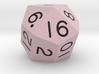 d16 Rosierhedron (Amaranth Pink) 3d printed 
