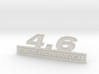 46-SUPERCHARGED Fender Emblem 3d printed 