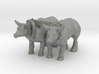 HO Scale Oxen 3d printed This is a render not a picture