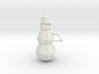 Snow Man Ornament 3d printed 