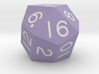 d16 Rosierhedron (Twilight Purple) 3d printed 