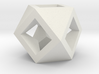 Cuboctahedron - Square Drilled 3d printed 