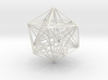 Sacred Geometry: Icosahedron with Stellated Dodeca 3d printed 