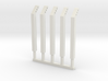 4mm scale fence posts 3d printed 