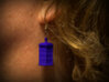 T.A.R.D.I.S. earrings 3d printed hooks not included