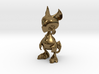 Baby Gryphon figurine 60mm 3d printed Polished Bronze Render