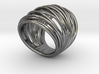 38mm Wide Wrap Ring Size 8 3d printed 