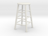 1:24 Wood Stool 1 (Not Full Size) 3d printed 