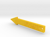 4 inch KeyChain RESCUE Yellow Sign 3d printed 