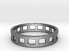 Geometric Rectangles Ring Modern Jewelry 3d printed 