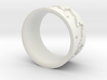 Pied de poule ring 3d printed 