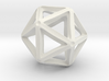 Icosahedral Pendant  28mm 3d printed 