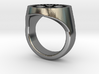 Gear Signet Ring 3d printed 