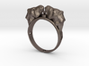 Lovely double donkey ring  3d printed 