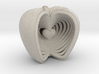 Growing Heart Apple 3d printed 