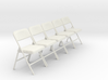 1:24 SCALE Folding Chairs (NOT FULL SIZE) 3d printed 