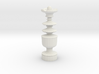 Smaller Staunton King Chesspiece 3d printed 
