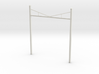 Catenary Pole Full Dimensions 4 inch centers 3d printed 