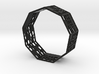 SPSS Bracelet (9 differently dissected squares) 3d printed 